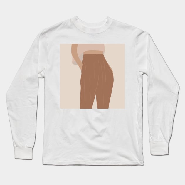 simple elegance Long Sleeve T-Shirt by NJORDUR